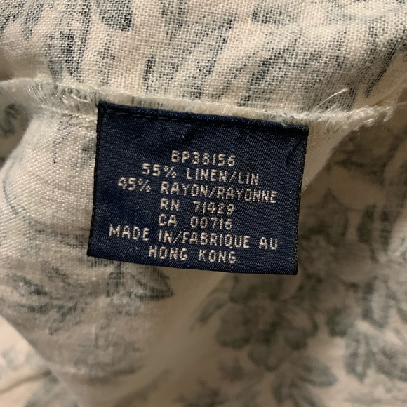 Floral linen jacket - Picture 5 of 5